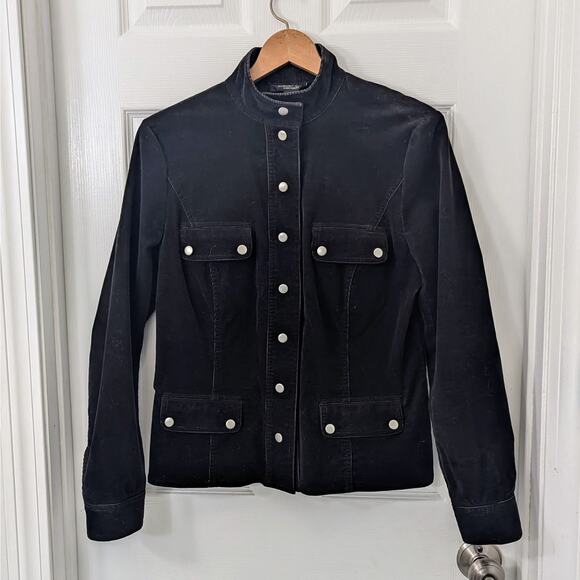 Black vintage corduroy jacket - Picture 1 of 6
